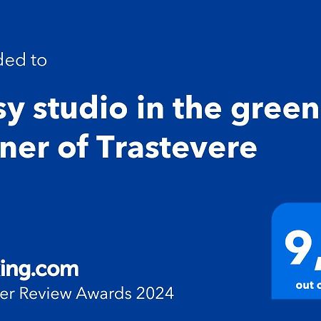 Cosy Studio In The Greenest Corner Of Trastevere Rom Exteriör bild
