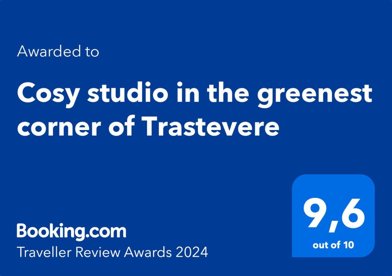Cosy Studio In The Greenest Corner Of Trastevere Rom Exteriör bild