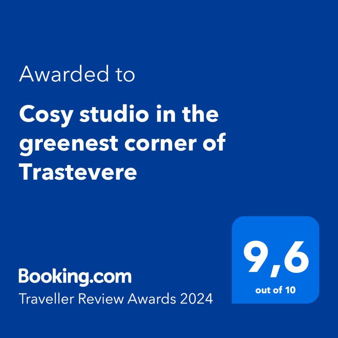 Cosy Studio In The Greenest Corner Of Trastevere Rom Exteriör bild