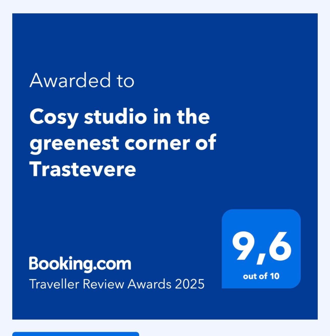 Cosy Studio In The Greenest Corner Of Trastevere Rom Exteriör bild